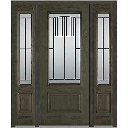 Compañía Nacional de puerta z007192r roble de fibra de vidrio mano