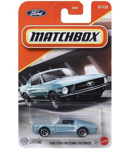 Amazon.com: MBX Matchbox '19 Ford Mustang Coupe 6/12, Forest Green