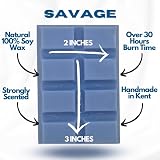 RubDub 4 x 30g Soy Wax Melt Snap Bars April Showers Pear Freesia Rose Dove view 4