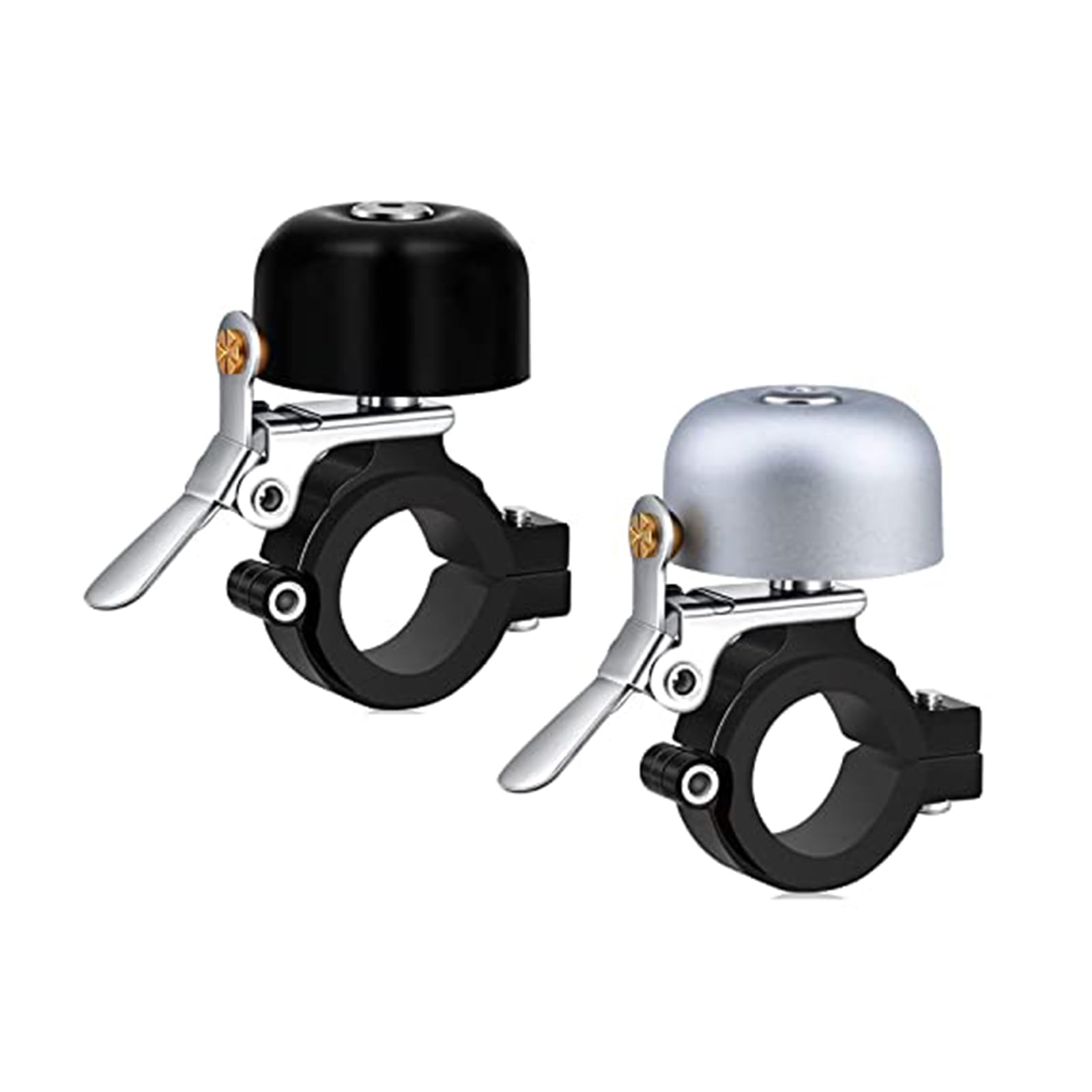 Greallthy Bike Bell, Bike Bells Adults Kids, Full-Metal Bike Bell for 22.2-31.8mm Bicycle Handlebars, 80DB Bicycle Bell, Bicycle Bell 7 Colors 2 Sizes.