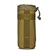 X-Freedom Military Water Bottle Pouch Outdoors Nylon Molle Kettle Bag Holder Hydration Carrier, Dark Brown
