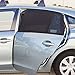 OxGord Back Window Car Sun Shade for Baby (Pack of 2) Universal Fit Air Mesh Screen Sunshade Cover fits Most Cars & SUVs