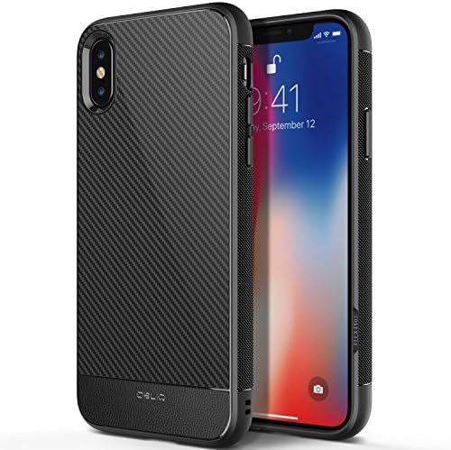 OBLIQ iPhone Xs Case, iPhone X Case, [Flex Pro] Slim Fit with Durable and Shock Protective TPU for The Apple iPhone Xs (2018) and iPhone X (2017) (Black)