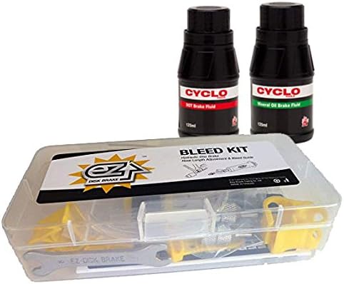 Easy Bicycle Master Professional Bleed Kit Mountain Bike Hydraulic Brakes Universal + Fluid
