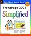 FrontPage 2002 Simplified (Visual) by Ruth Maran