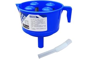 OTDOGUO Funnel Type Oil and Water Separator with Four Filter Elements Diesels Gasoline Fuel Filter Fitting Accessories