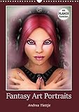 Fantasy Art Portraits (Wandkalender 2019 DIN A3 hoch): Fantasie mit Eleganz (Geburtstagskalender, 14 by 