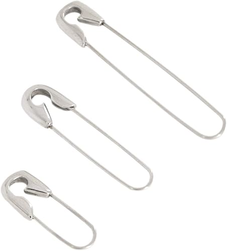 Amazon ピアス 安全ピン 芸能人 女子にも人気 ステンレス 16g アレルギーフリー 3サイズ クール ハード カワイイ App 01 Lサイズ ジュエリー 通販
