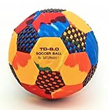 FUN GRIPPER (TD) Tye Dye Soccer Ball Size (4) 8.0 Inch (PERFECT FOR INDOORS) By:Saturnian 1