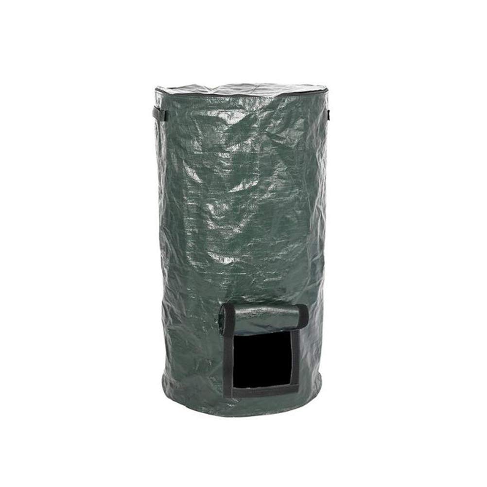 Teywei Environmental Organic Compost Bag, PE Compost Bin for Garden, Yard & Kitchen, 35 * 60cm/13.7 * 23.6in