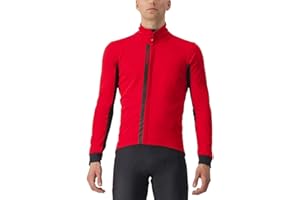 CASTELLI Men’s Entrata Jacket, Windproof Fleece Road & Gravel Cycling Jacket