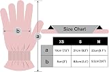 AovYoo 2 Pairs 100% Cotton Gloves for Eczema Dry Hands Touchscreen M view 6