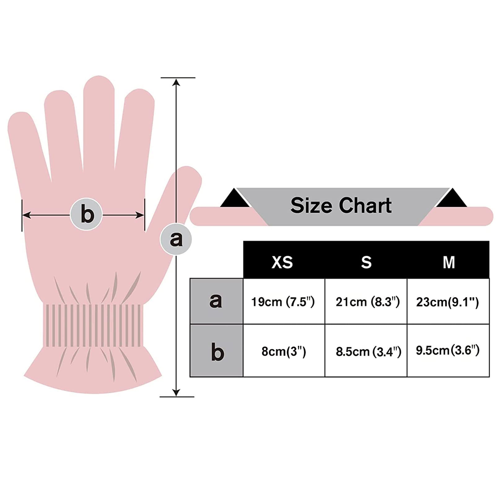 Donfri 2 Pairs Cotton Moisturizing Gloves Overnight Touchscreen Fingers for SPA Dry Hands Hand Care Day and Night Moisturizing (Medium-Pink)