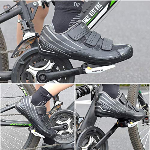 Inkesky Bike Cleats for Road Cycling - Compatible with Shimano SPD-SL SM-SH11 - Yellow - Thumbnail 6