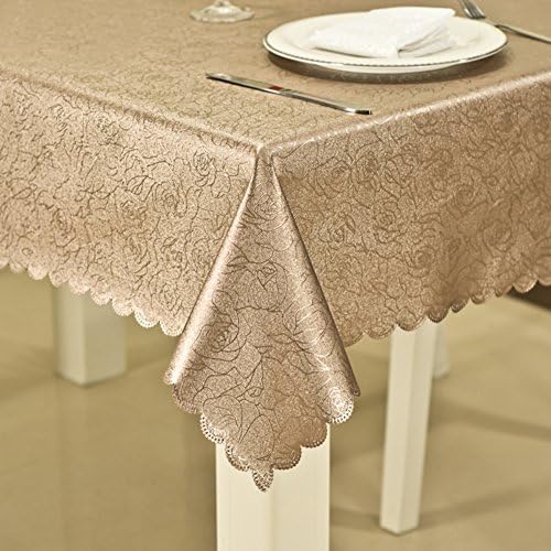 Rectangular tablecloth, Pu leather Various colours &amp; sizes Waterproof Oil resistant Wrinkle resistant Anti-hot Coffee table mat Table mat-J 0.9m1.5m(3559inch)