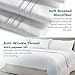 Sable 4PCS Bed Sheet Set, Brushed Microfiber 1800 Bedding Collection Sets, Hypoallergenic & Super Soft,Breathable, Anti Wrinkle (Queen Size) (White)