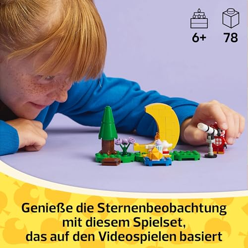 LEGO Animal Crossing Star Gazing with Eufemia, Building Set for Children, Video Game Set for Imaginative Role Play, Toy for Girls and Boys from 6 Years, Animal Toy with Figures, 77053