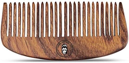 THE GOLDEN BEARD - Sheesham Wooden Beard Comb (Hand Made)