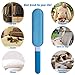 Peroom Pet Hair Remover for Furniture, Pet Dog Cat Pets Hair Remover Sold by, with Self-Cleaning Base Double-Sided Household Cleaning Pet Hair Removal Brushes for Clothes and Sofa, Blue