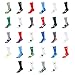 LIFT 23 Atacama Moisture Wicking Performance Socks, Comfort Compression Fit (Medium, Black and Blue's)