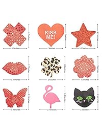 60 Pairs Nipple Cover Self Adhesive Breast Pasties Disposable Multi Designed Nipple Covers