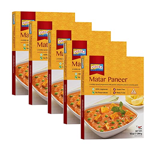 Ashoka Ready to Eat Indian Meals Since 1932, 100 Vegetarian Green Peas