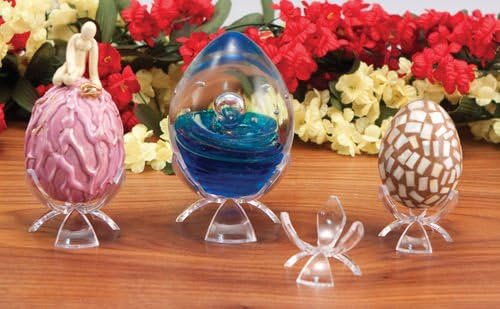 3 pc set Tulip Egg Stand Holder, Eggs Display, Easter Egg