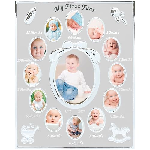 My First Year Baby Milestone Photo Frame