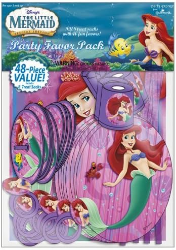 Little Mermaid Party Favor Value Pack Party Accessory by BuySeasons SORT