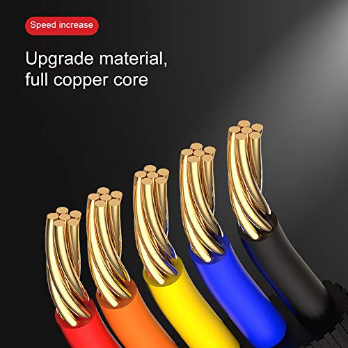 CACT CactusAngui 3-in-1 Charging Cable1.5m Telescopic Micro USB Type-C Data Sync for Android iOS Black