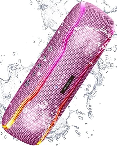 Portable Bluetooth Speaker, IPX7 Waterproof Wireless Speaker with ...