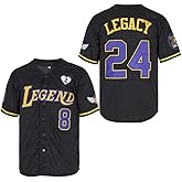LEGEND 8 LEGACY24 Men's Legend 8 24 Movie Baseball Jersey Stitched