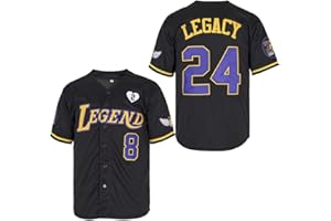 LEGEND 8 LEGACY24 Men's Legend 8 24 Movie Baseball Jersey Stitched