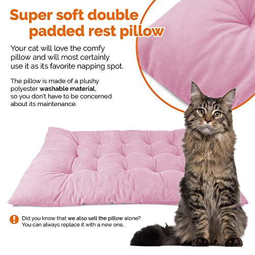 petluv happy cat premium soft sided travel crate & cat carrier