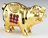 YEAR OF PIG 24K Gold Swarovski Crystal Chinese Zodiac