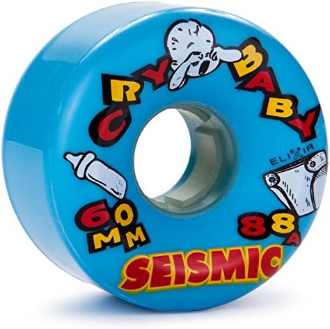Seismic Cry Baby Longboard Wheels 60mm 88a Blue