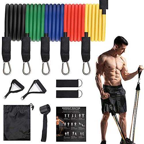 LUXSURE-Resistance-Bands-for-Men-Women11pcs-Fitness-Resistance-Band-Set-Long-Exercise-Band-with-Handles