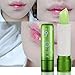 keland 1PCS Aloe Vera Lipstick Color Mood Changing Long Lasting Moisturizing Lip Stick Skirts