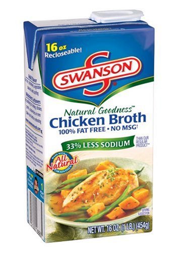 Photo 1 of Swanson Natural Goodness Chicken Broth, 16-Ounce Aseptic Box (Pack of 12)