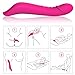 G-Spot Waterproof Rechargeable Dildo Vibrator Adult Sex Toys for Women - Adorime Silicone Clitoris Vagina Stimulator Massager Sex Things for Couples