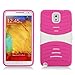 SAMSUNG GALAXY NOTE 3 HOT PINK WHITE HYBRID SHIELD KICKSTAND COVER HARD GEL CASE + FREE CAR CHARGER from [ACCESSORY ARENA]