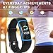 Fitness Tracker, Waterproof Activity Tracker with Heart Rate Monitor and Sleep Monitor,Waterproof Pedometer, Step Counter, Calories Counter for Android & iPhone