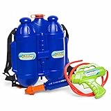 High five Squirt gun water toy mega drench tank backpack water blaster