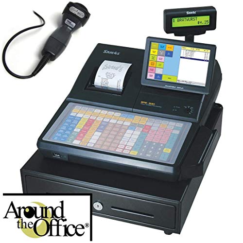 SAM4s SPS-530-FT Cash Register with refurb Metrologic Fusion Barcode Scanner (Certified Refurbished)