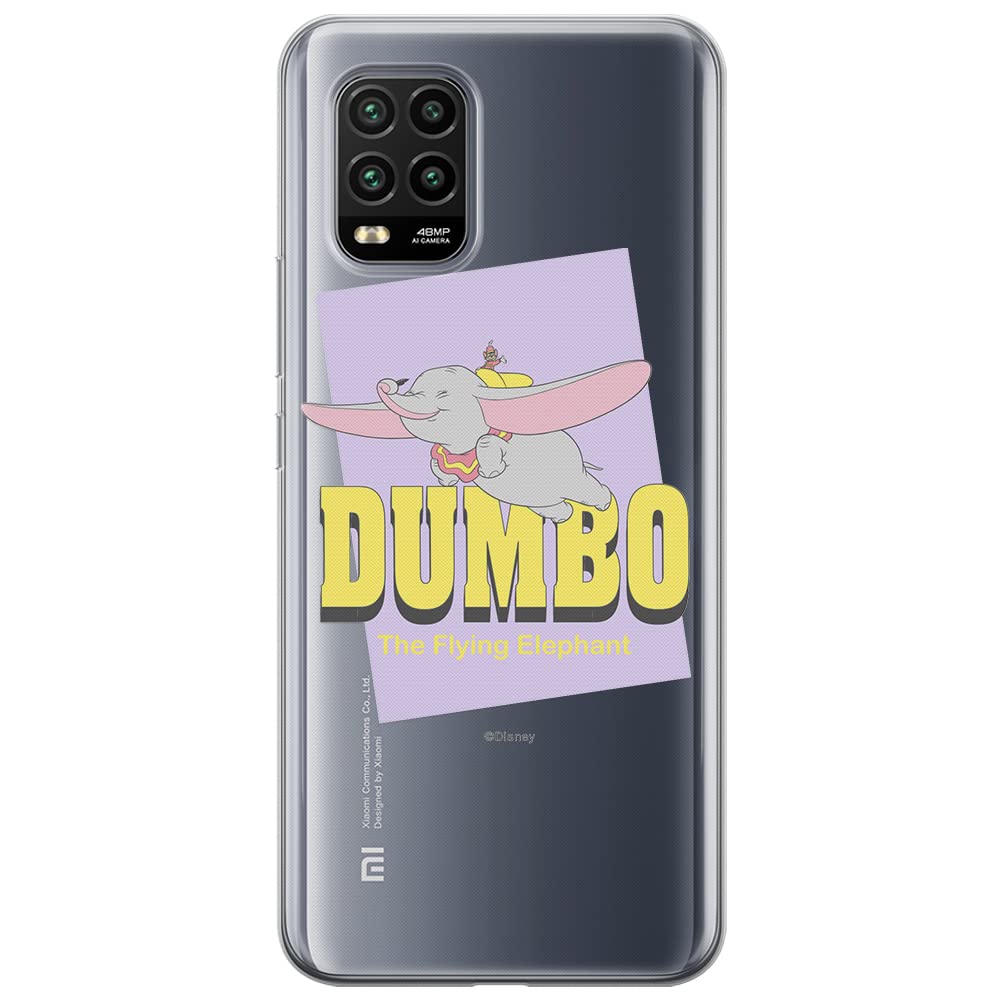 ERT GROUP mobile phone case for Xiaomi MI 10 LITE original and officially Licensed Disney pattern Dumbo 005 optimally adapted to the shape of the mobile phone, partially transparent