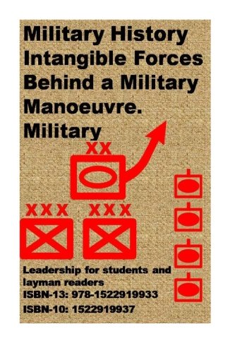 Military History -Intangible Forces Behind a Military Manoeuvre: Military Leadership for students an Military History -Intangible Forces Behind a Military Manoeuvre: Military Leadership for students an