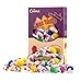 CHIWAVA 36 Pack 1.8 Inch Small Interactive Cat Toys Mice with Catnip Rattle Sound Mouse for Indoor Cats Kitten Play