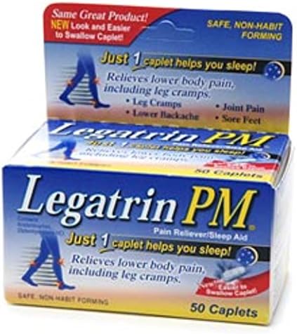 Legatrin PM Caplets 50 Caplets (Pack of 5)