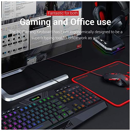 Redragon S101 Wired Gaming Keyboard And Mouse Combo Rgb Backlit Gaming Keyboard With Multimedia Keys Wrist Rest And Red Your It Pro Llc Redragon S101 Wired Gaming Keyboard And Mouse Combo Rgb Backlit Gaming Keyboard With Multimedia Keys Wrist Rest And Red Your It Pro Llc