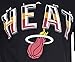 NBA Miami Heat Men's T-Shirt Arched Plexi Short Sleeve Tee Shirt, Large, Black